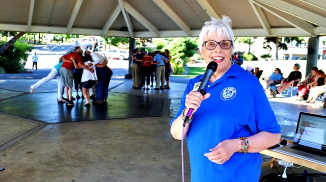 Samena Squares dancing at Kirkland Marina Park
